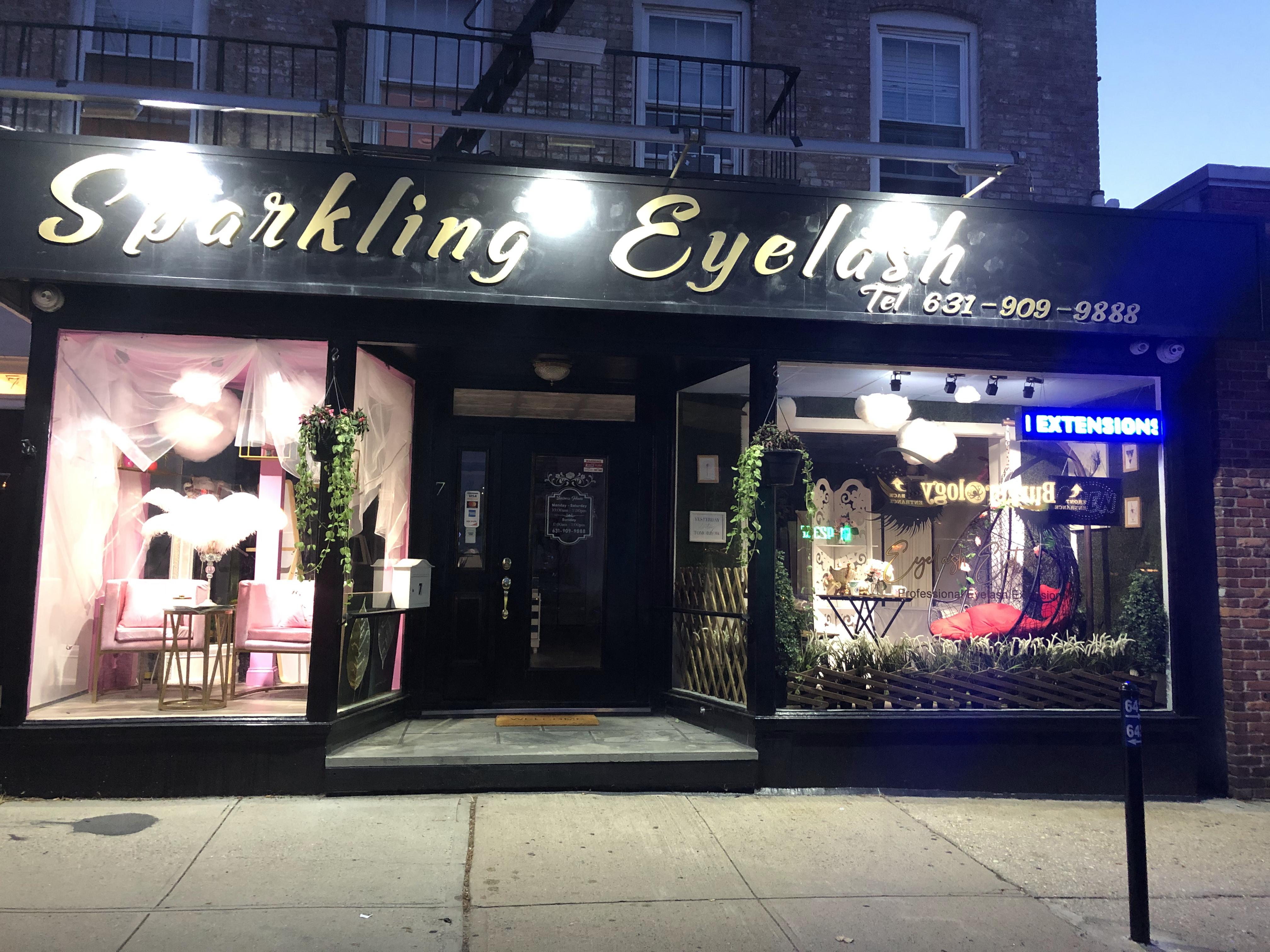 Sparkling Eyelash storefront in Huntington